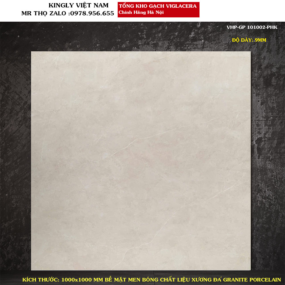 Gạch lát nền Viglacera 1000x1000 mm VHP-GP101002 Loại A1